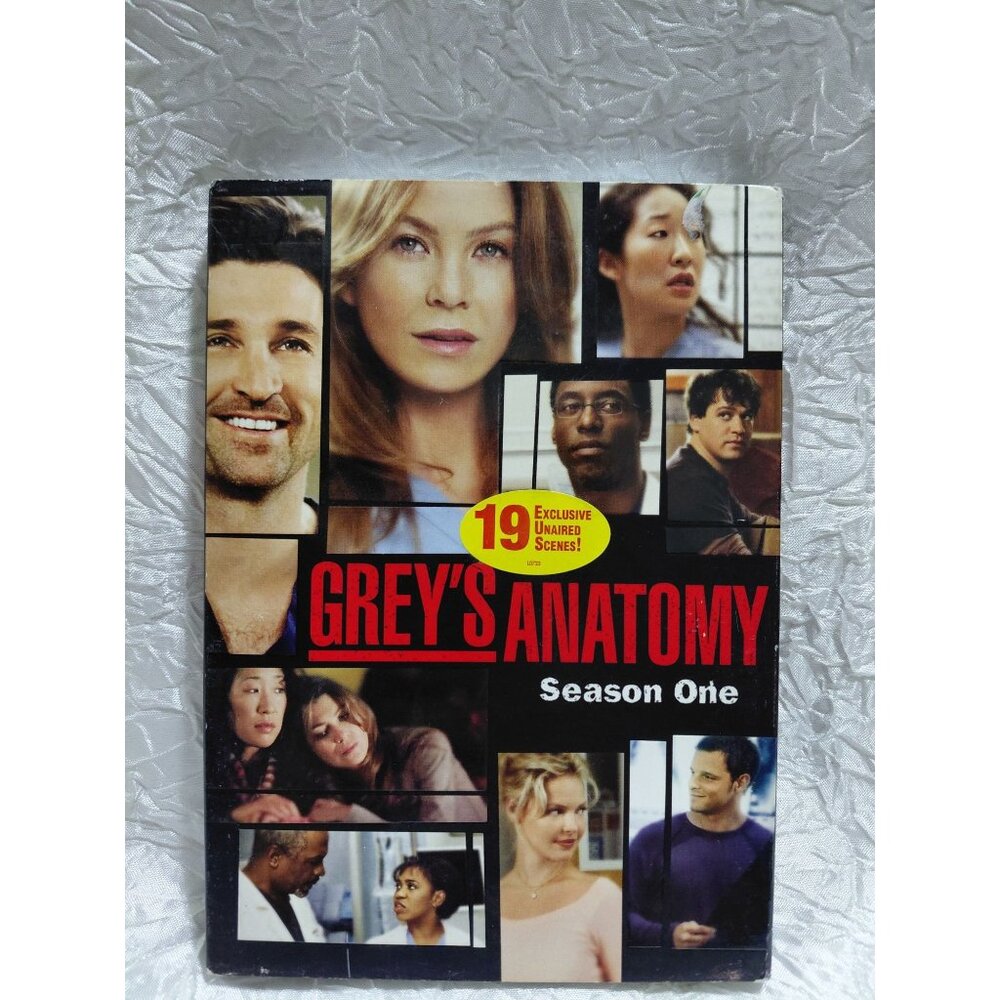 Greys Anatomy Season One Complete Dvd Set With Exclusive Unaired Scenes NEW